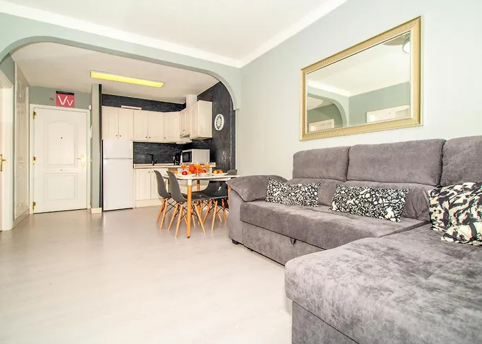 Balcon Del Mar B52 1 Bedroom With Great Terrace And Pool Lägenhet